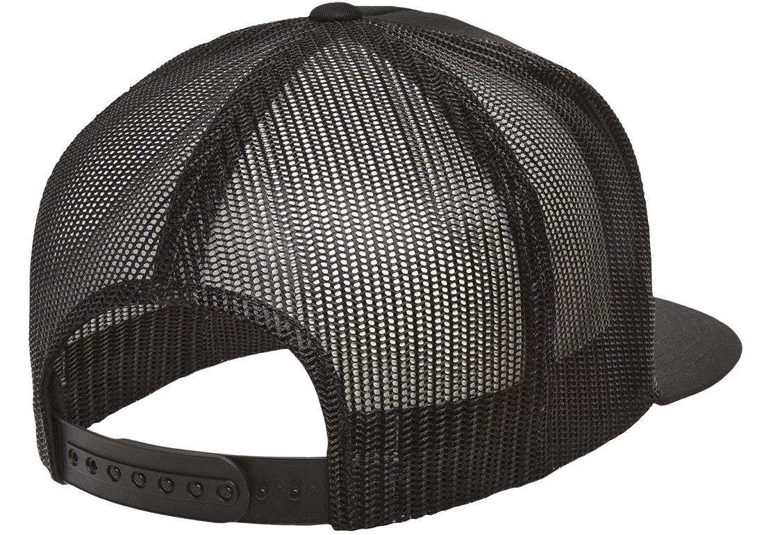 YP Classics Flat Bill Trucker Cap Yupoong Meshback Snapback Hat 6006 5-Panel