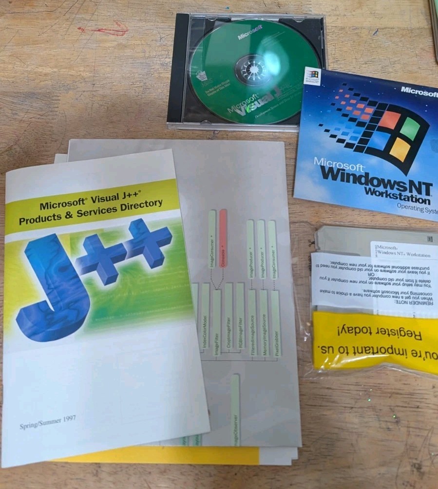 Microsoft Visual J++ Professional Edition Java Open Box CD-ROM