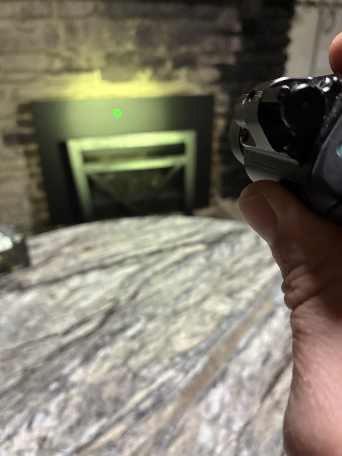 Olight Baldr Pro Green Laser Sight, White LED, Gunmetal Grey