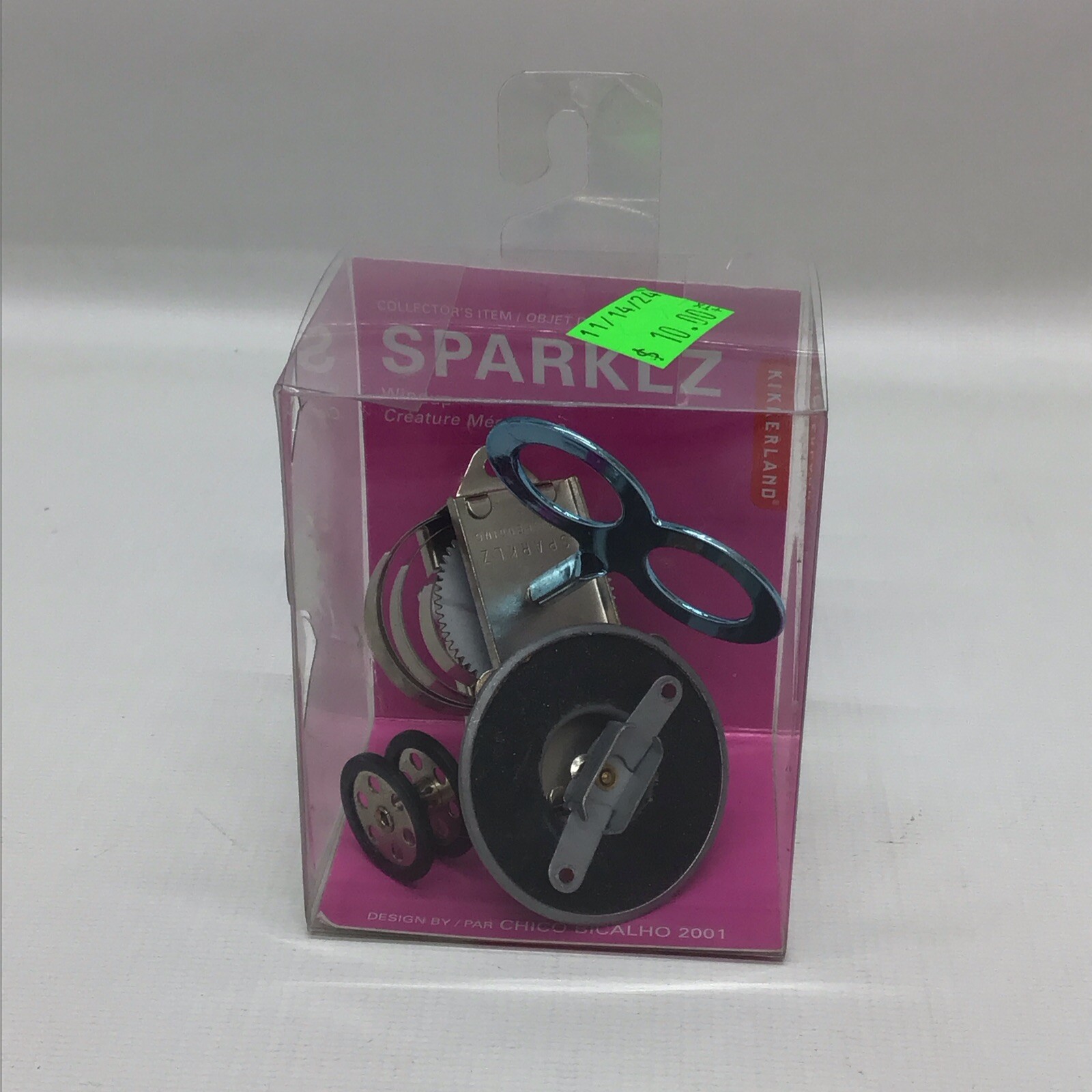 Kikkerland Collector Windup Mechanical Creature Chico Bicalho 2000 NIB “SPARKLZ”