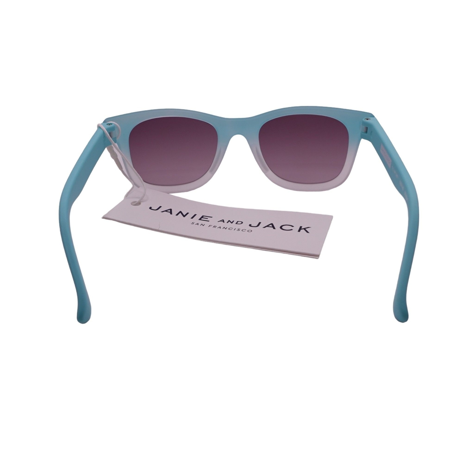 NWT Janie And Jack Ombre Sunglasses Newborn 0-2 Years Turquoise Blue Clear