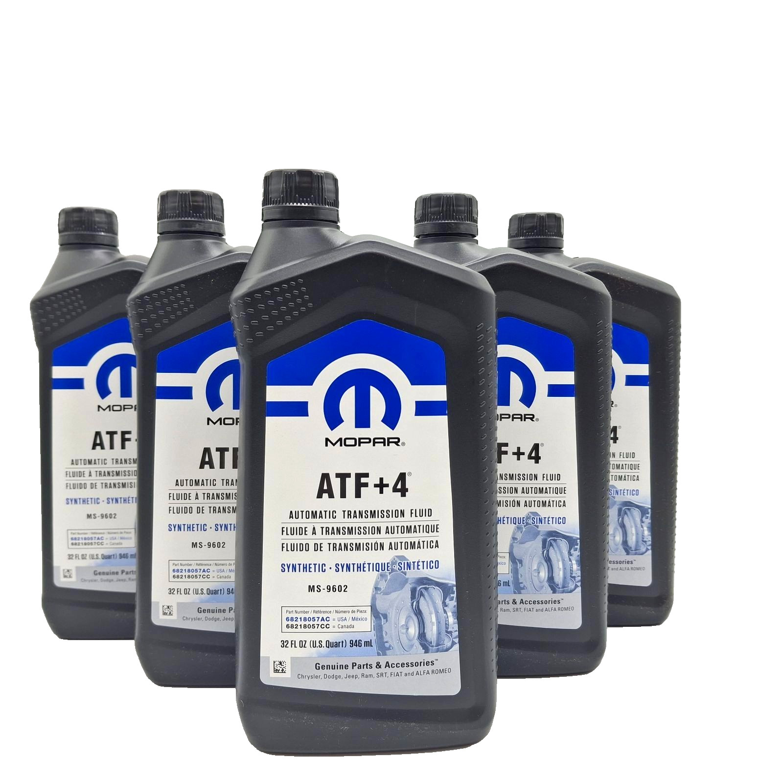 Mopar ATF+4 Automatic Transmission Fluid Case (5 Pack) FREE SHIPPING!!!