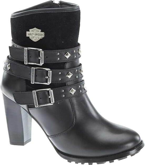 Harley-Davidson Women's Abbey Leather Suede Fashion Boots