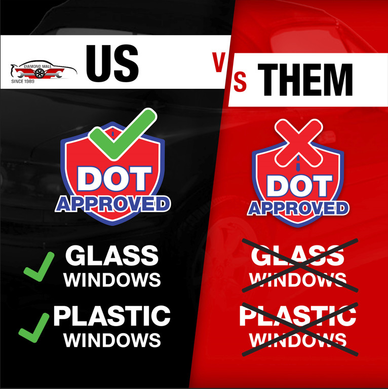 Convertible Soft Top for 1990-2005 Mazda Miata w/DOT Plastic Window Cabrio Vinyl