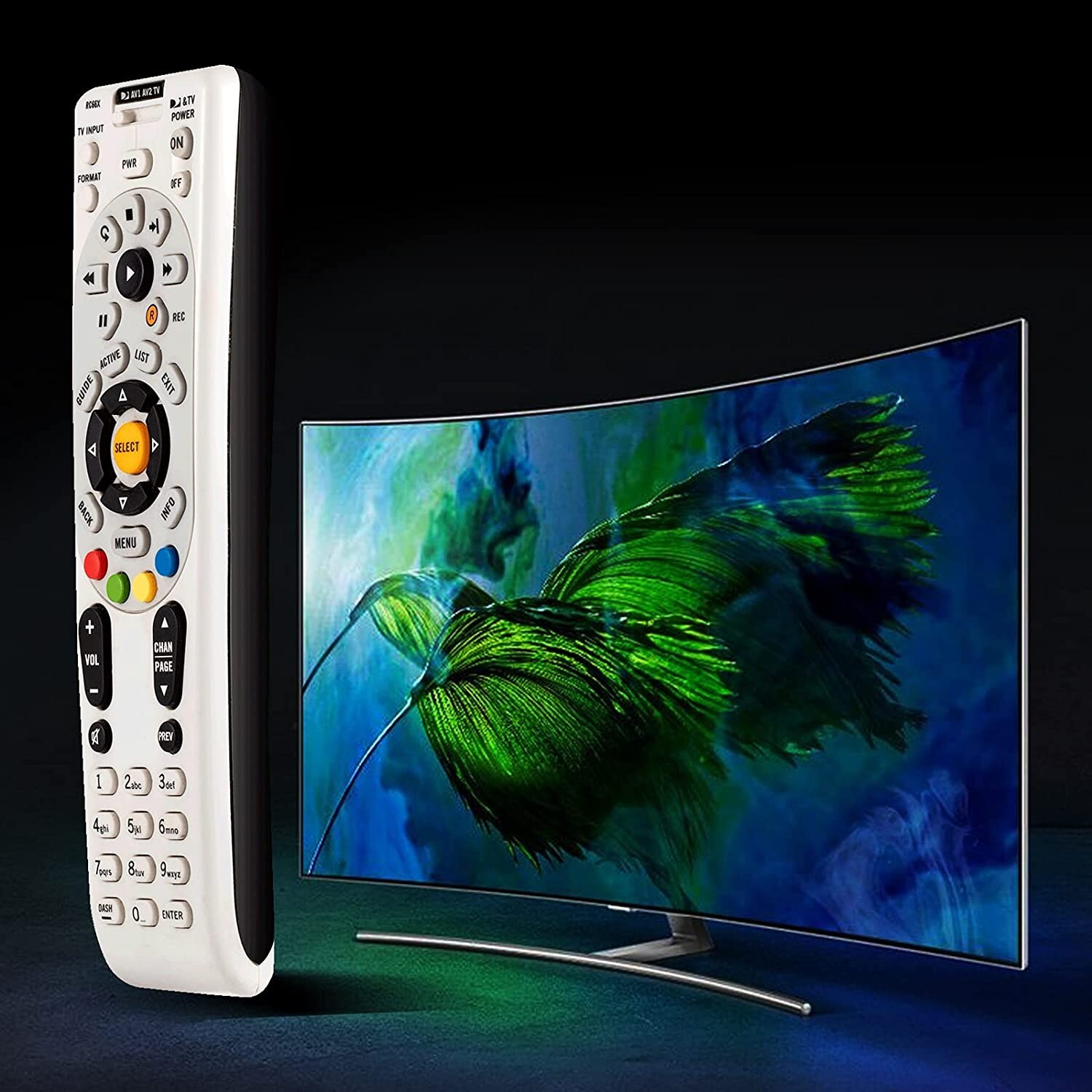 2 Pack - DIRECTV RC66 RX RF Remote Controls W/Batteries DTV