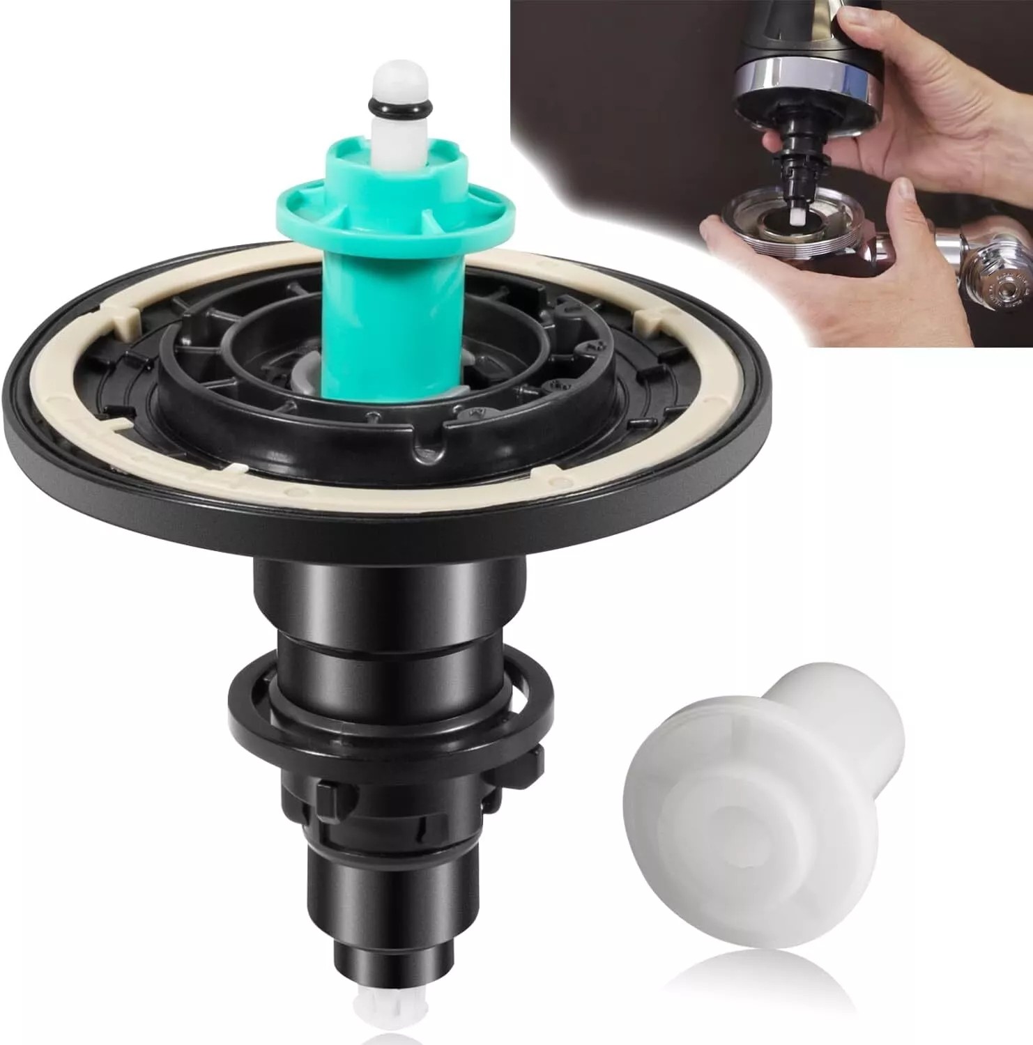 For Sloan 3325001 Optima Plus 3.5&4.5 GPF Flex Tube Diaphragm Kit EBV-1020-A