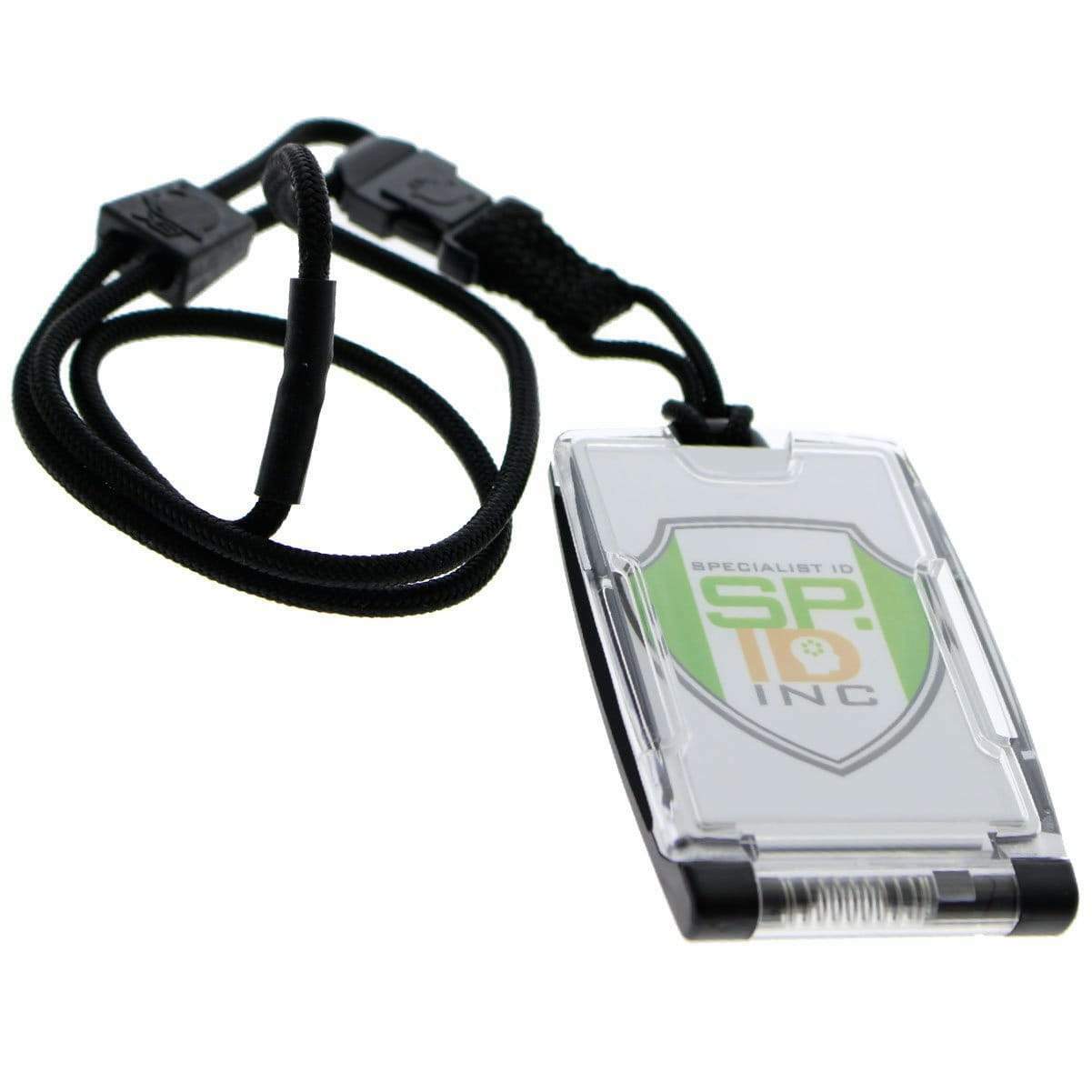 EK One Hander RFID Blocking Badge Holder & Detachable Lanyard (10983) by EK USA