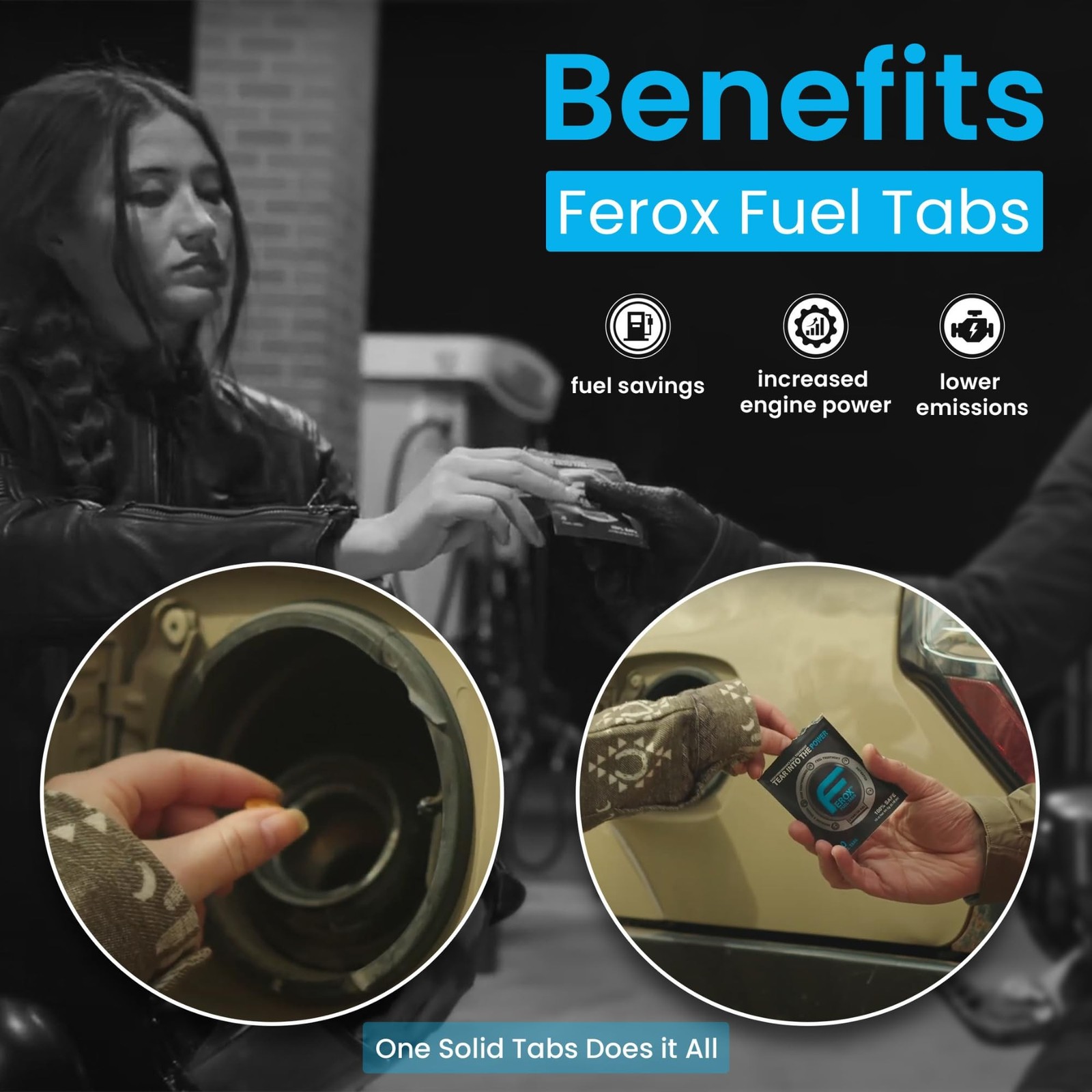 Ferox Fuel Additives | 10 Tabs for Car | Fuel System Cleaner for Ga... Fast Ship