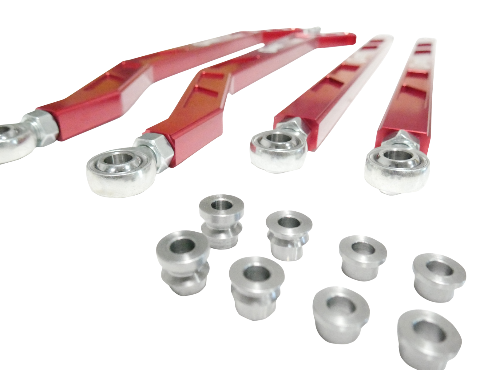 Freedom Off-Road 14-16 RZR High Clearance Heavy Duty Radius Rod Set (4) - Red