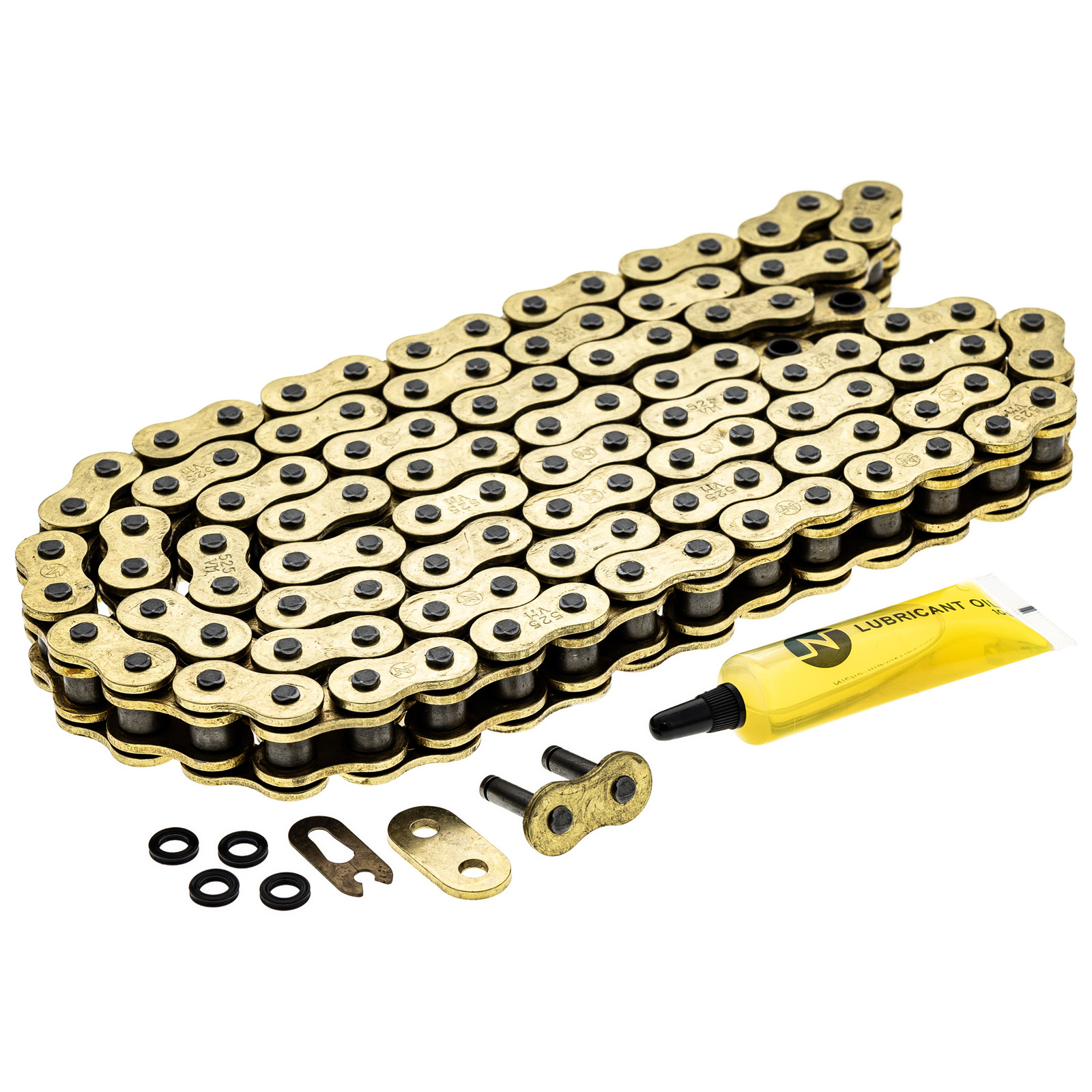 NICHE Gold 525 X-Ring Chain 110 Links With Connecting Master Link Motorcycle