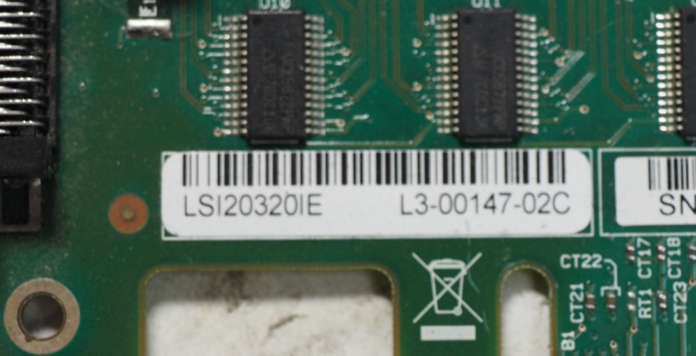 Dell NU947 LSI Logic LSI20320IE L3-00147-02C Controller Card PCIe x4 SCSI