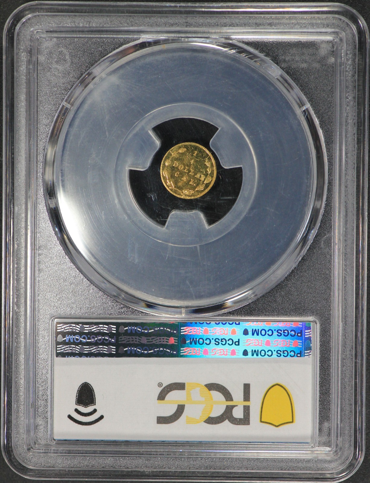 1870 California Fractional Gold PCGS MS63PL MS-63 Prooflike G25C BG-835