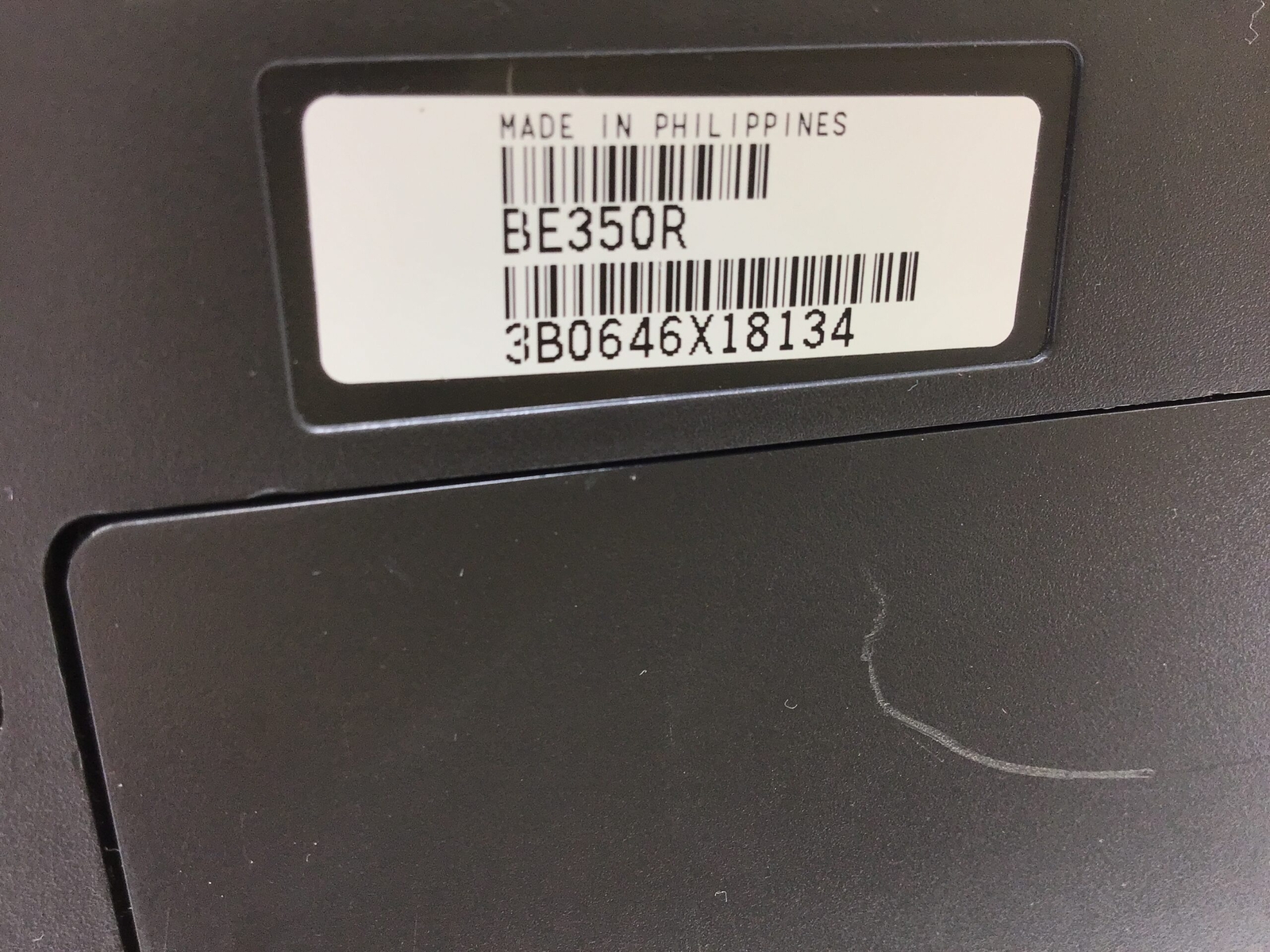 APC Back-UPS ES 350 - BE350R Backup Battery Surge Protection 120V 12A 60Hz 200W