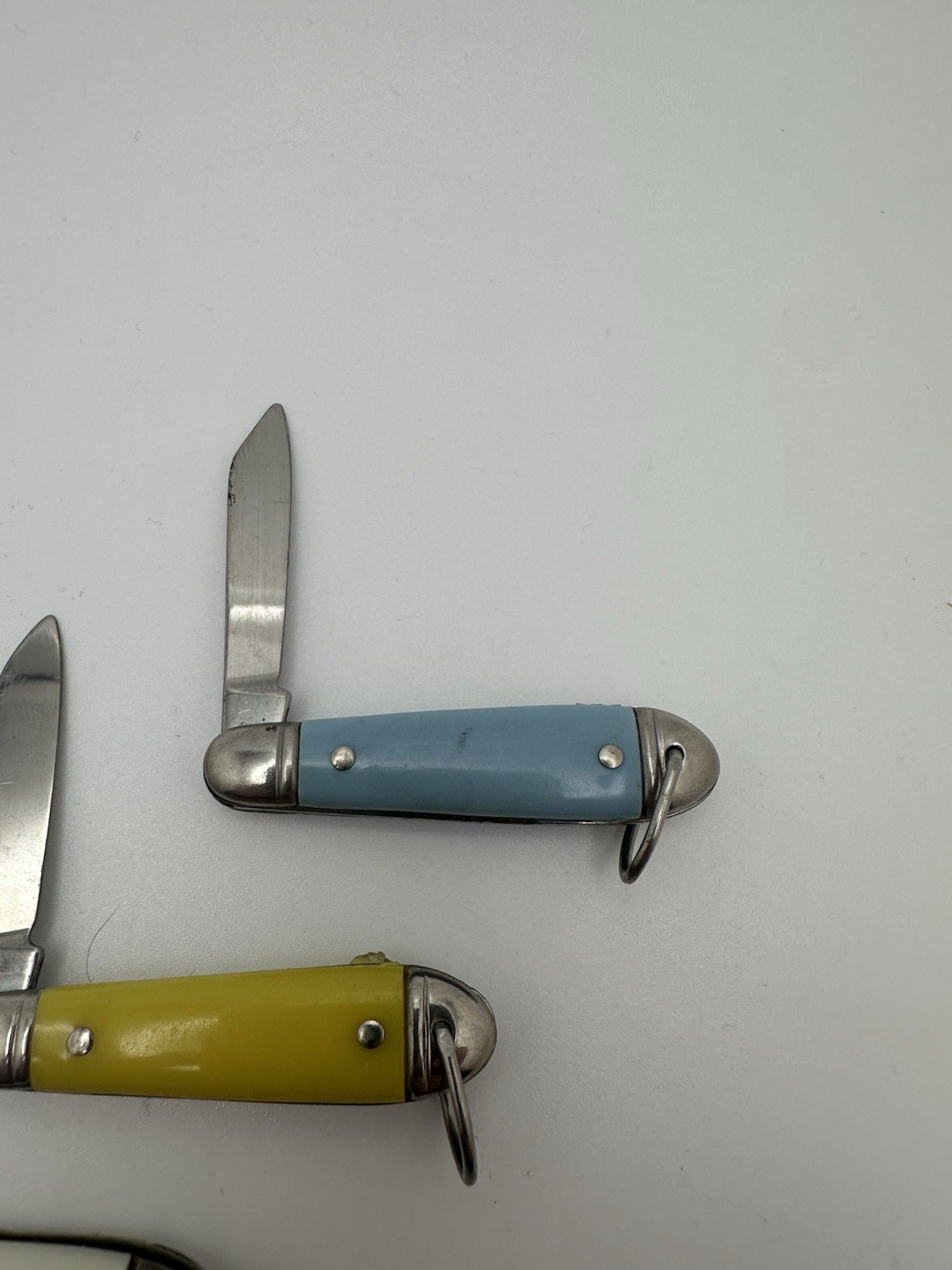 Vintage Colonial Prov, RI COCA COLA COKE 5 CENT Mini Pocket Knife 5 Variations