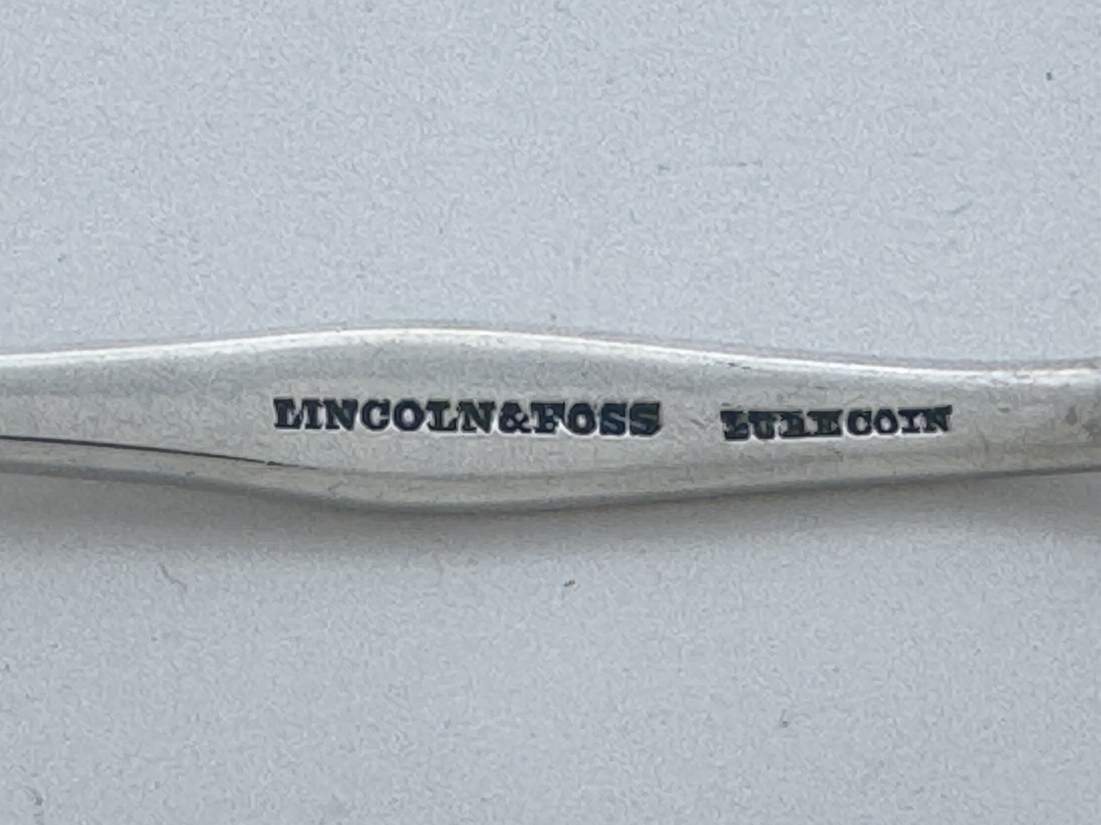 LINCOLN & FOSS Boston MA Fine & Rare Coin Silver Bovine Bone Cheese Scoop c.1850