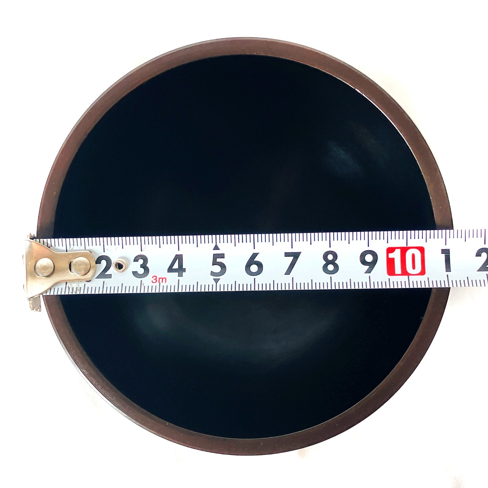 Japanese Buddhist Singing Bowl Bell Orin Bronze Brown 11 cm 4.3 in Zen Sound