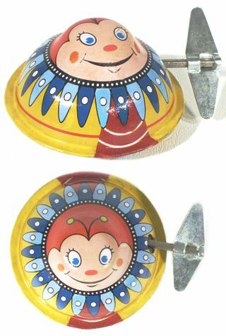 Bee Circus Mystery Motion Wind Up Tin Toy