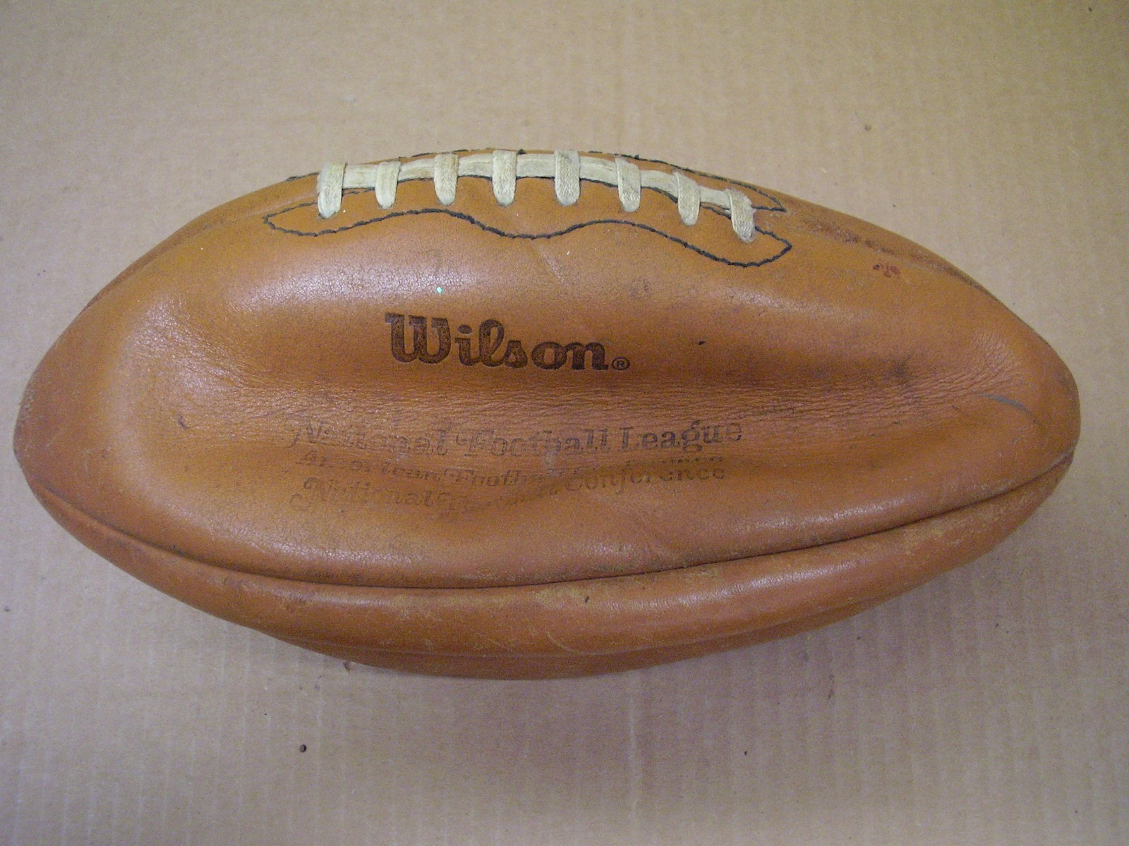 Wilson NFL Pete Rozelle Vintage Football Ball Possible Bart Starr Signature READ
