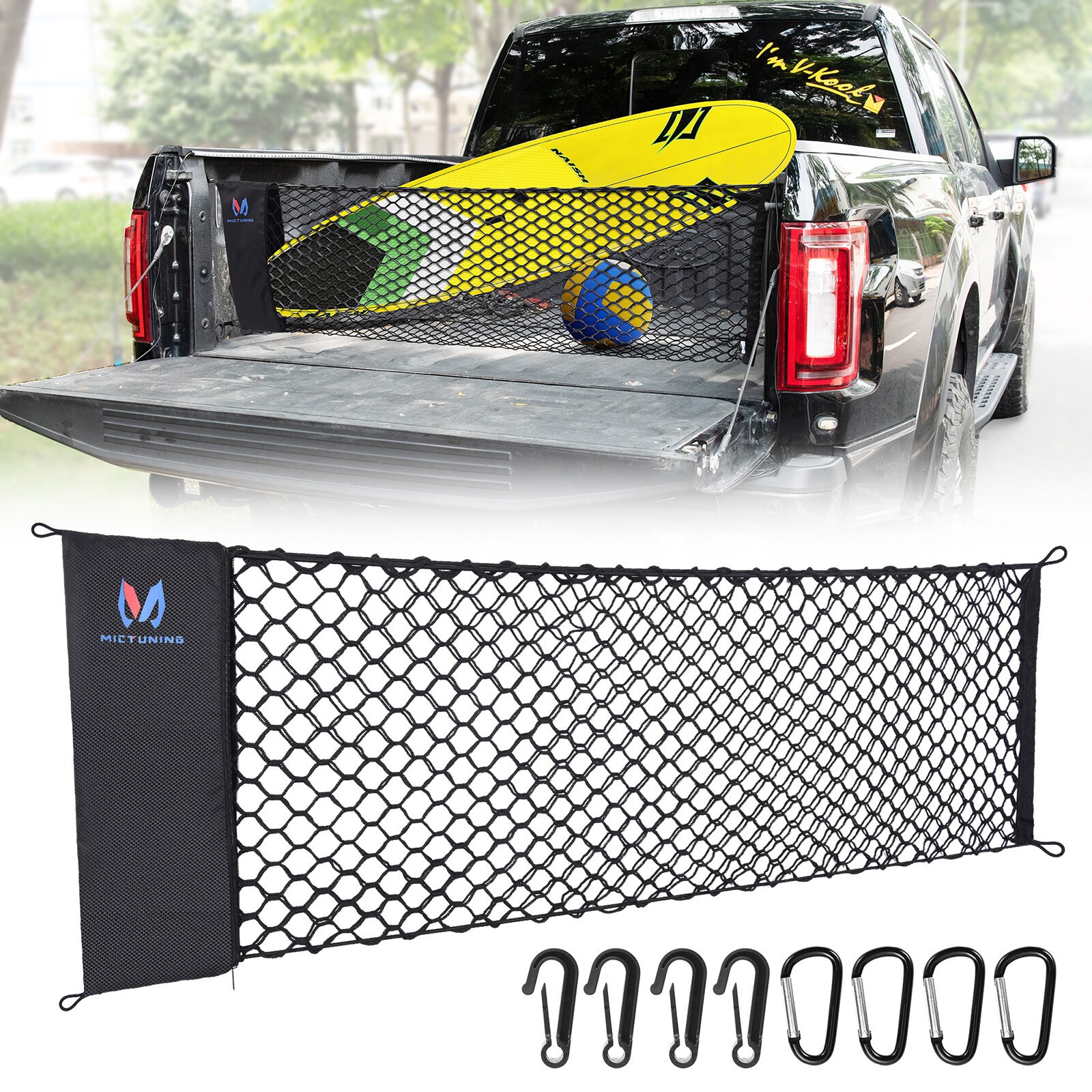Truck Bed Cargo Net Truck Bed Storage Net Organizer Envelope Cargo Net Elastic
