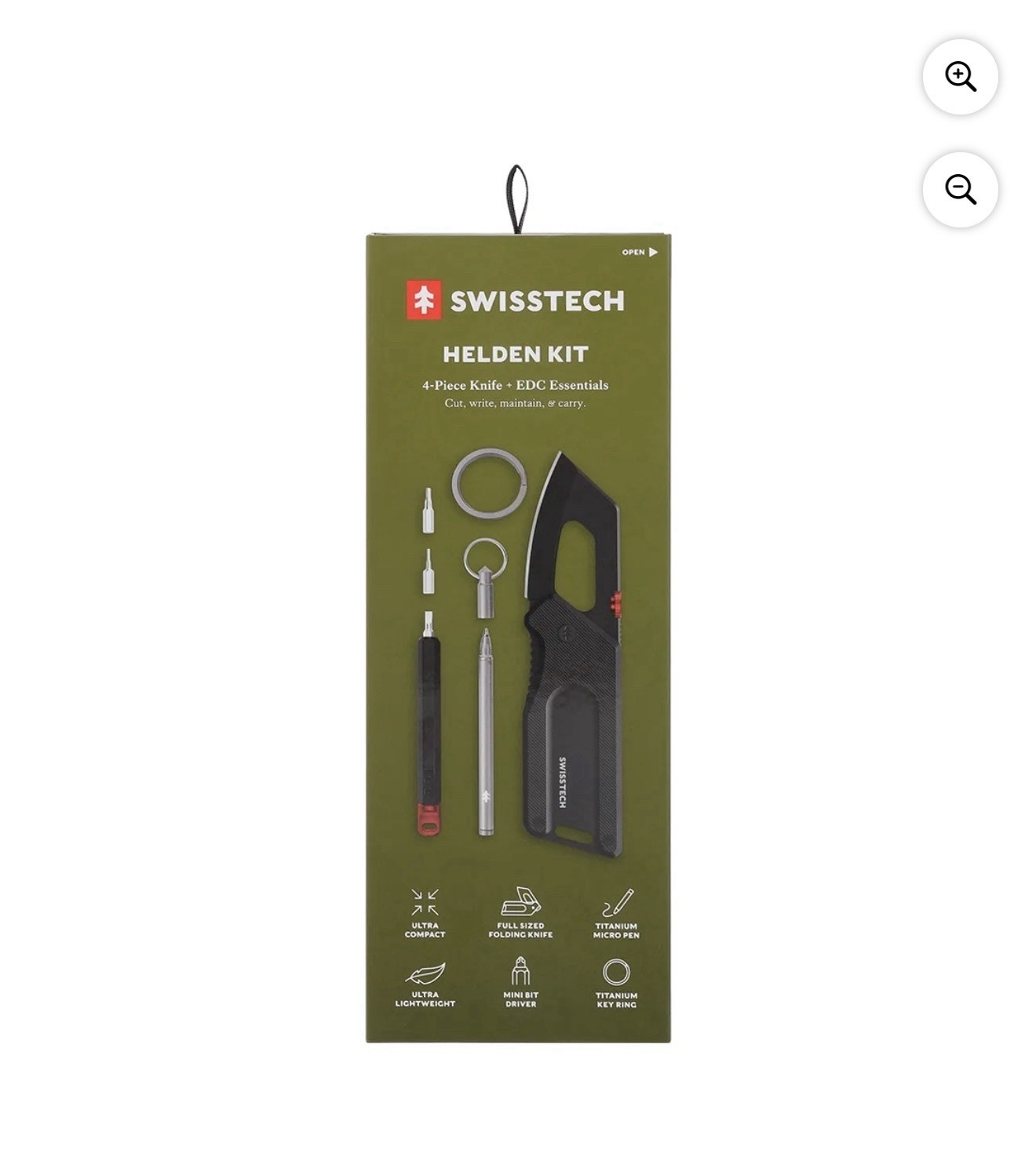 Swiss Tech 4-in-1 EDC Essential Multitools Knife Kit