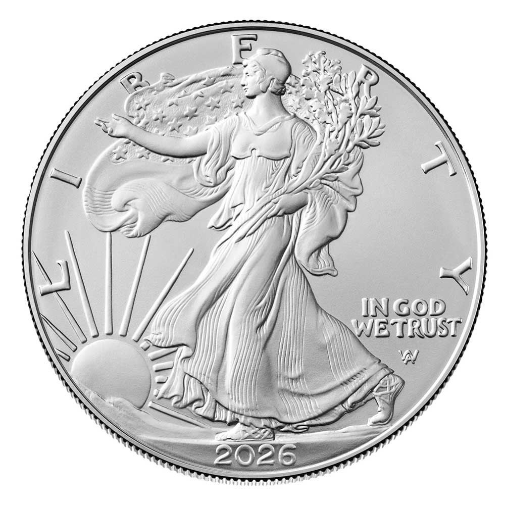 Presale - Lot of 3 - 2026 $1 American Silver Eagle 1 oz BU