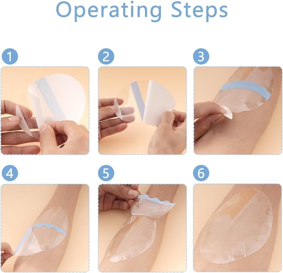 Transparent Disposable Chafing Relief Stickers - 40 Pcs for Ultimate Comfort