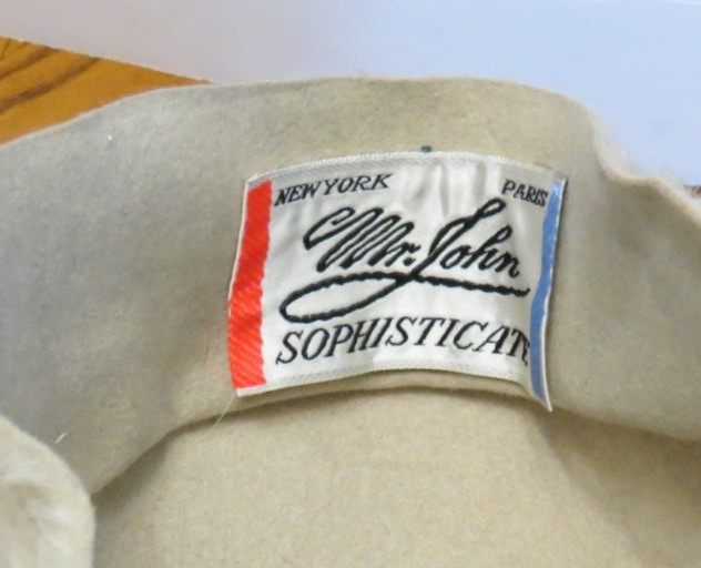 Vintage Fur Hat Mr. John Sophisticate New York Paris Imported Fur