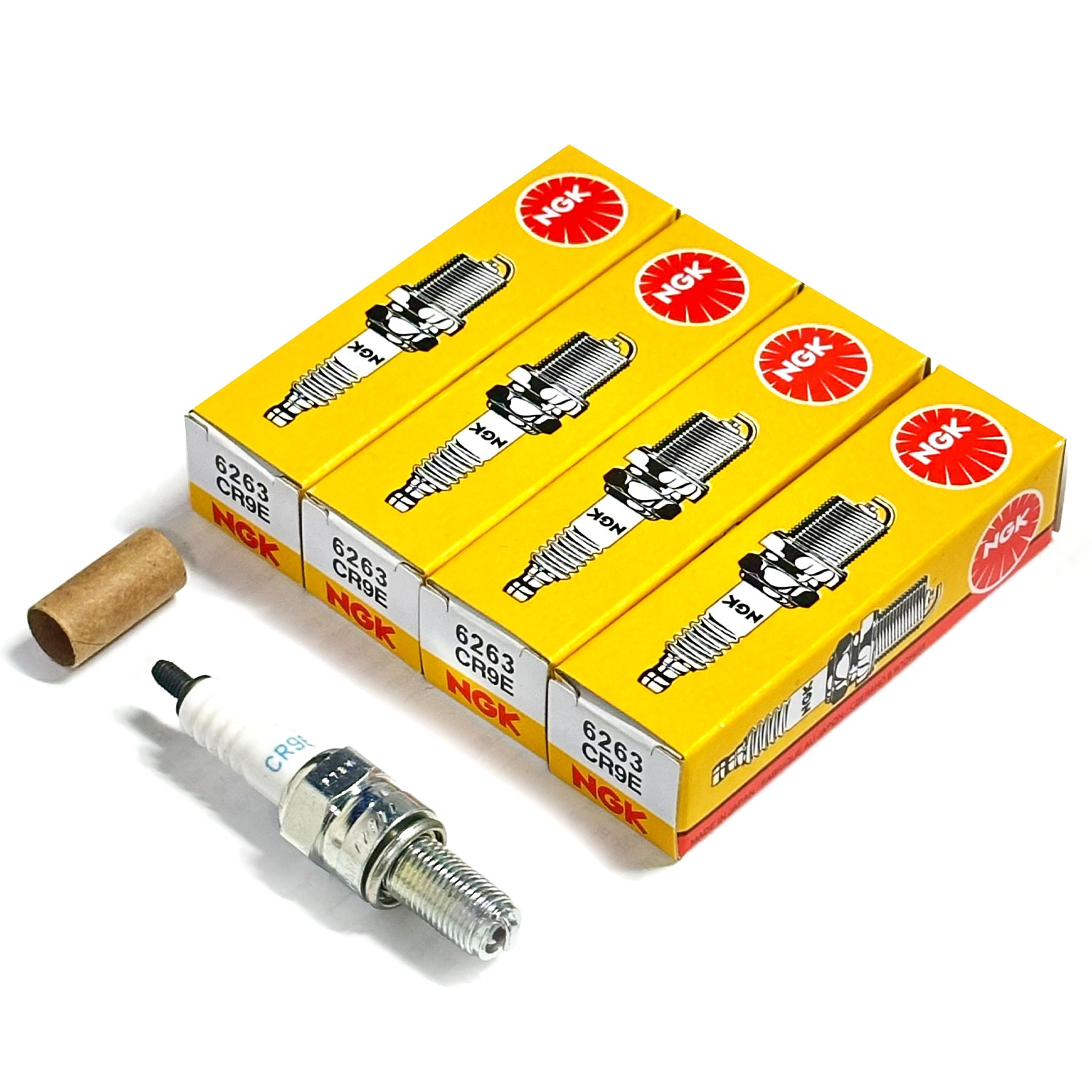 NGK Spark Plugs Suzuki GSX-R750 R600 R1100 R1000 R1300 HAYABUSA CR9E Set of Four
