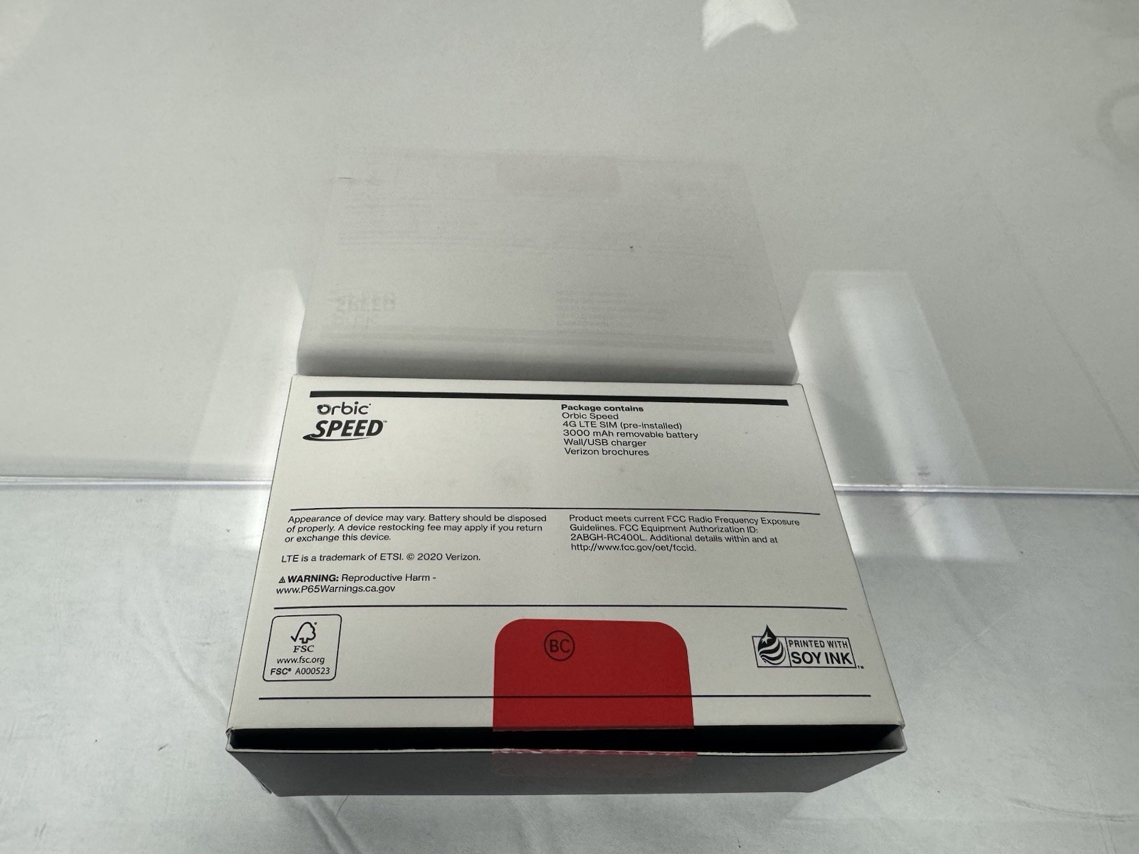 New Verizon Orbic Speed RC400L Mobile Wi-Fi Hotspot 4G LTE ORB400LBVZRT