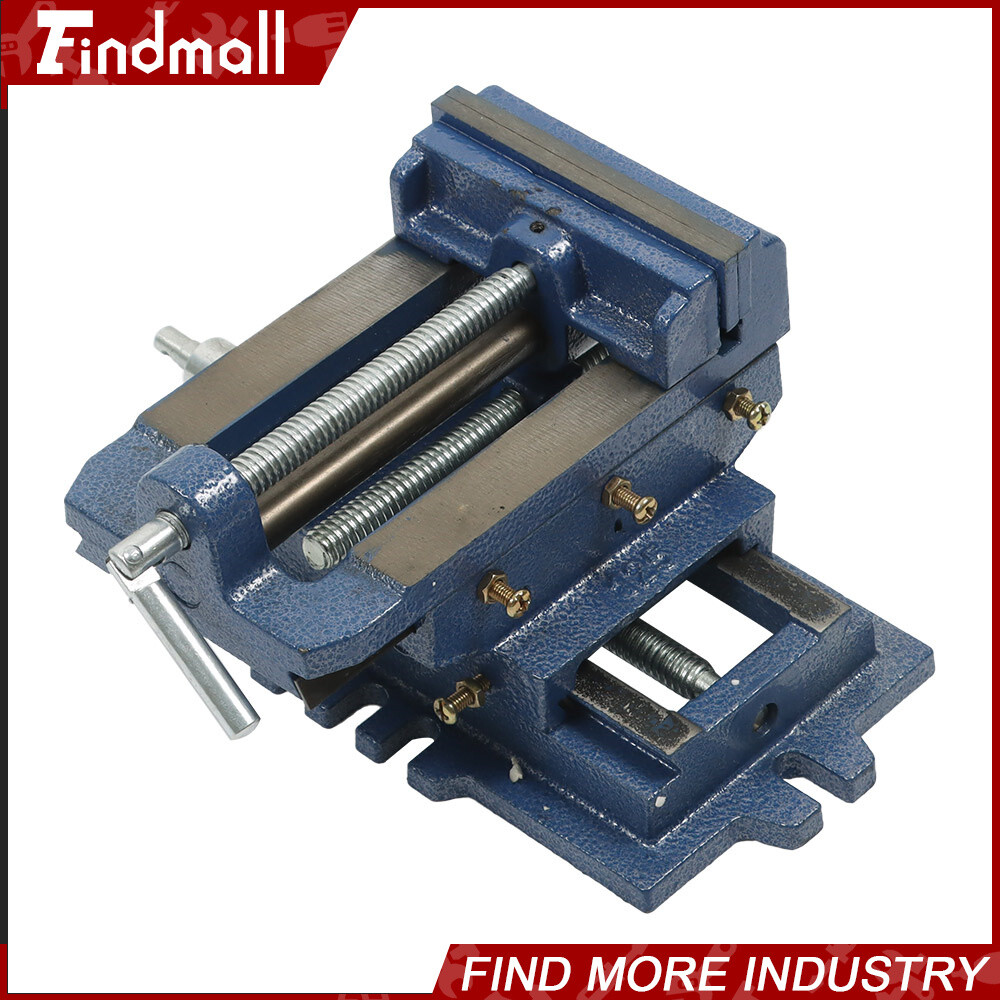 For Cross Slide Vise Drill Press Metal Milling 2 Way Heavy Duty Clamp Machine 5"