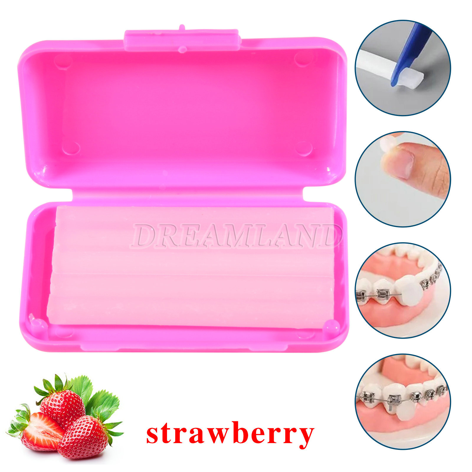 Dental Ortodoncia Ortho Cera Fresa Olor para Frenos Irritación de En