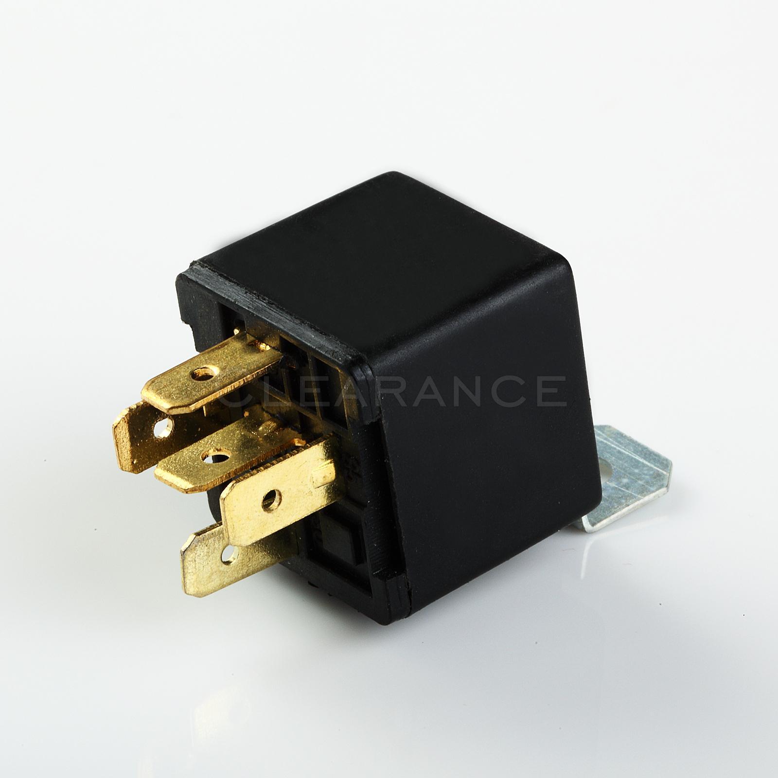 MAS RELAY WITH EPOXY 30AMP 12V 5 PRONG RELAY PLASTIC MOUNT