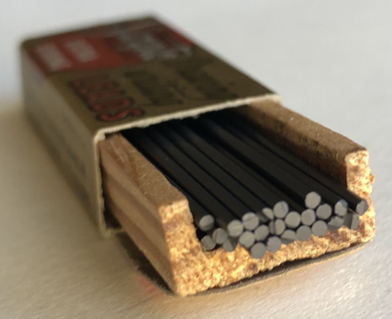 Vintage Scripto Mechanical Pencil Lead HB Medium 1.18mm NOS 24 Pack USA