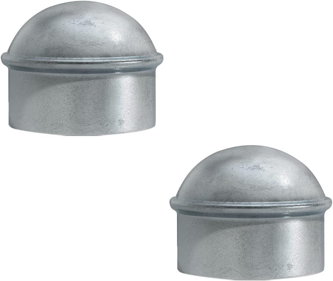 1-3/8" Fence Post Caps, Chain Link Post Caps, Galvanized Steel, for 1-3/8" OD Pi