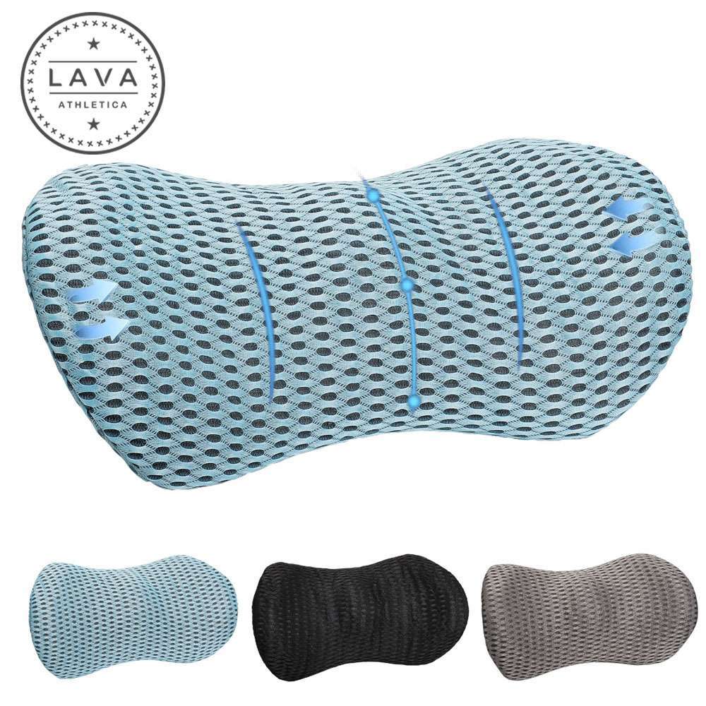 Comfort Lumbar Support Pillow Memory Foam Back Pain Relief For Desk /Car Chair