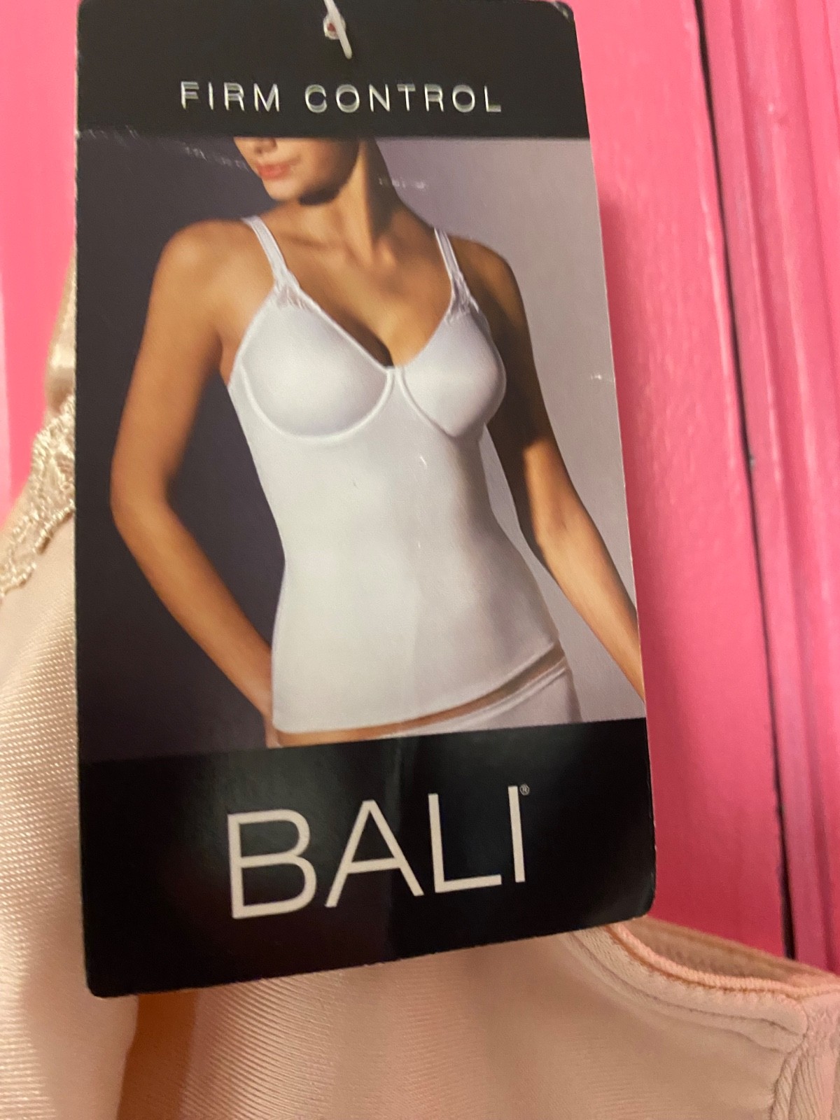 Bali Camisole Cami Minimizer Shapewear 36C or 38C Underwire Modest Style 8684