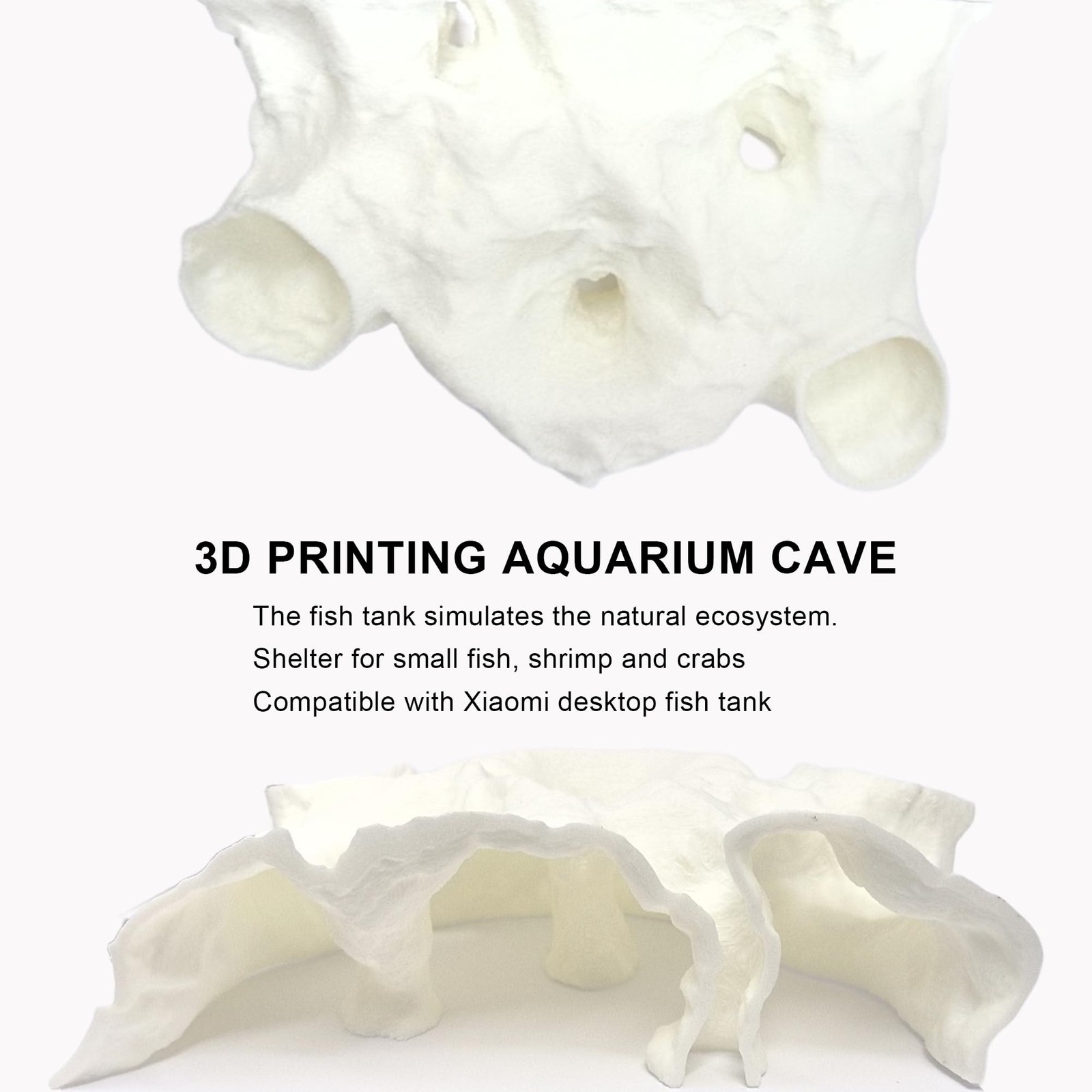 LIYAOLI Aquarium Ornaments Cave Tunnel with Viewing Ports | Fish Tank Decorat...