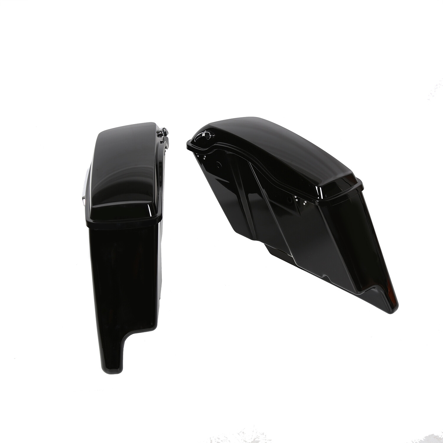 5" Stretched Extended Hard Saddle Bags For Harley Touring Road Glide 2014-2023