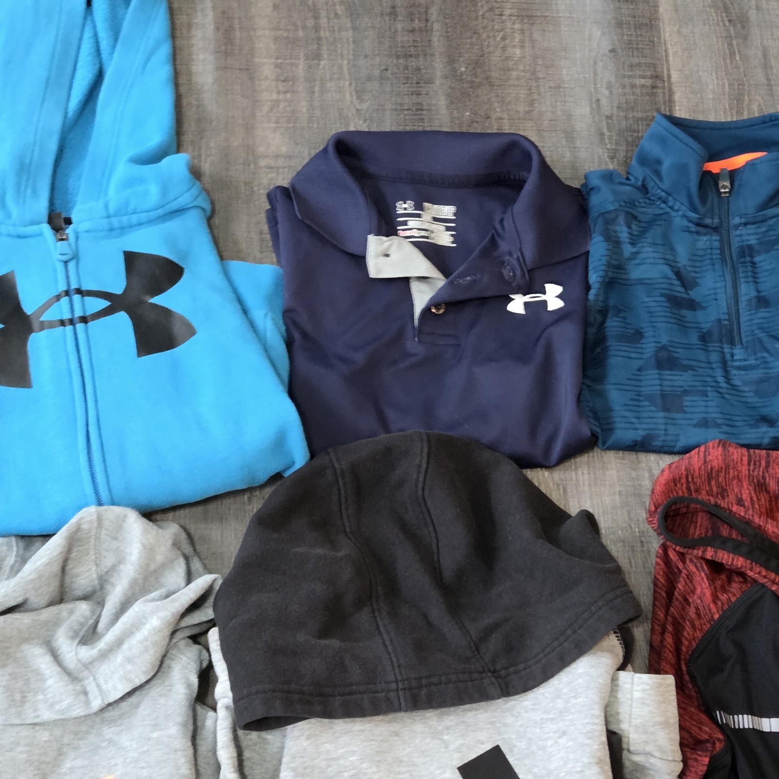 Nike, Under Armour & Adidas Boys Size 7 Clothing Lot, 21-Pc