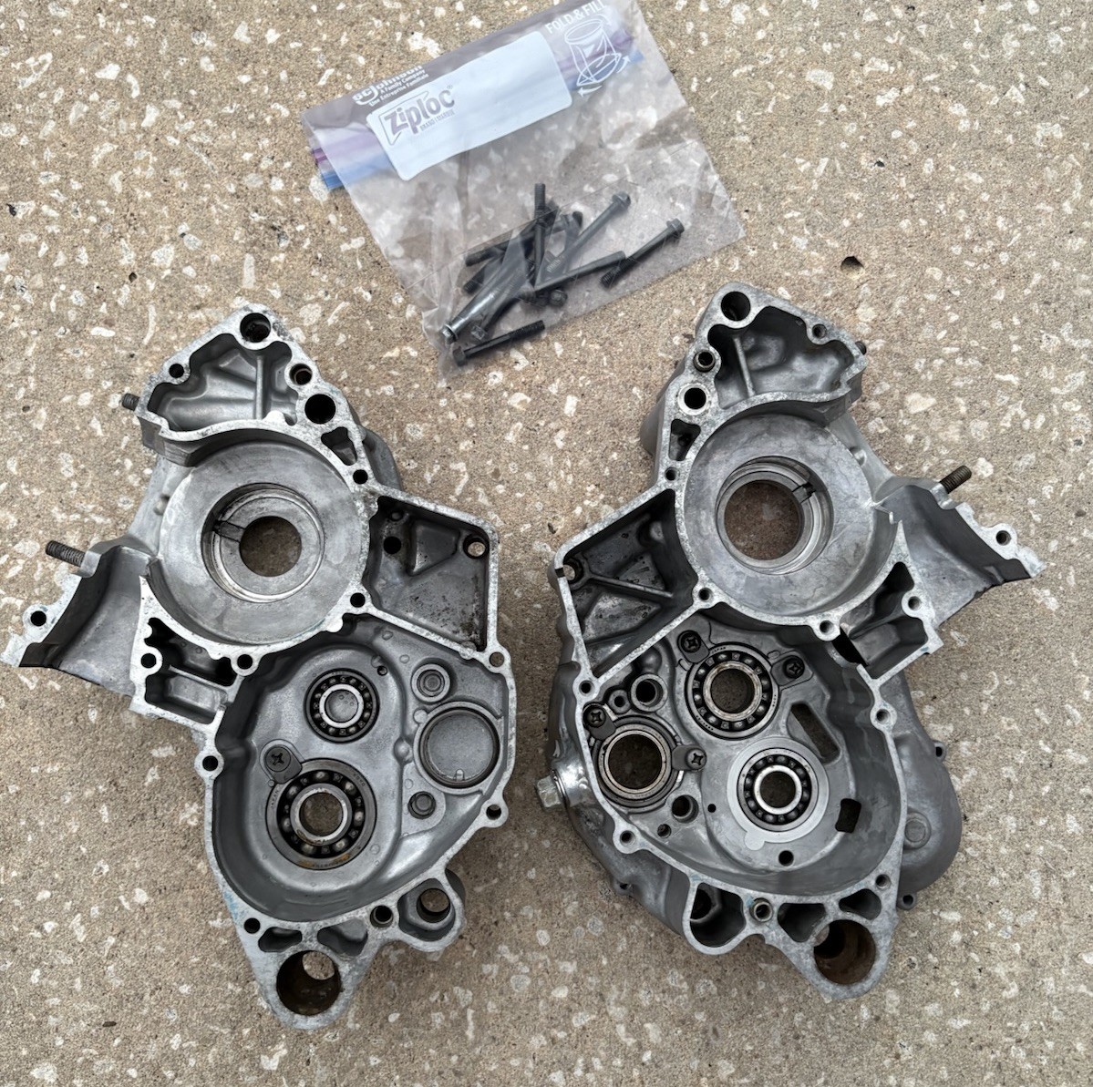 Suzuki RM125 1995 95 Rm 125 Crankcase Cases Left Right