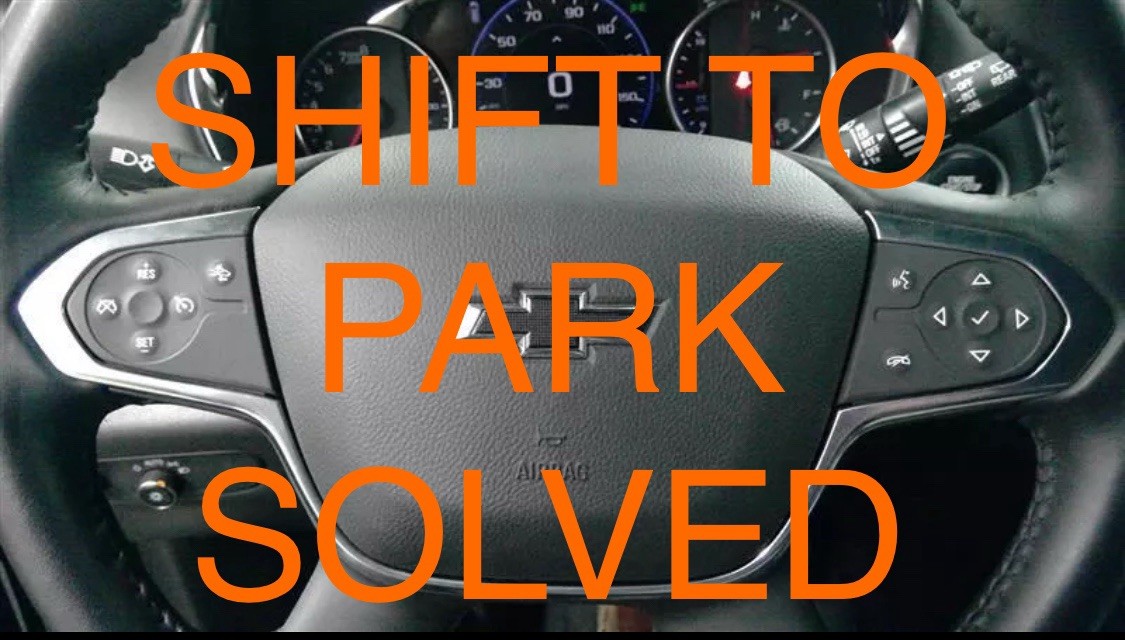 Chevrolet Malibu Shift Park Fix Repair 2016 2017 2018 2019 2020 2021 2022 2023