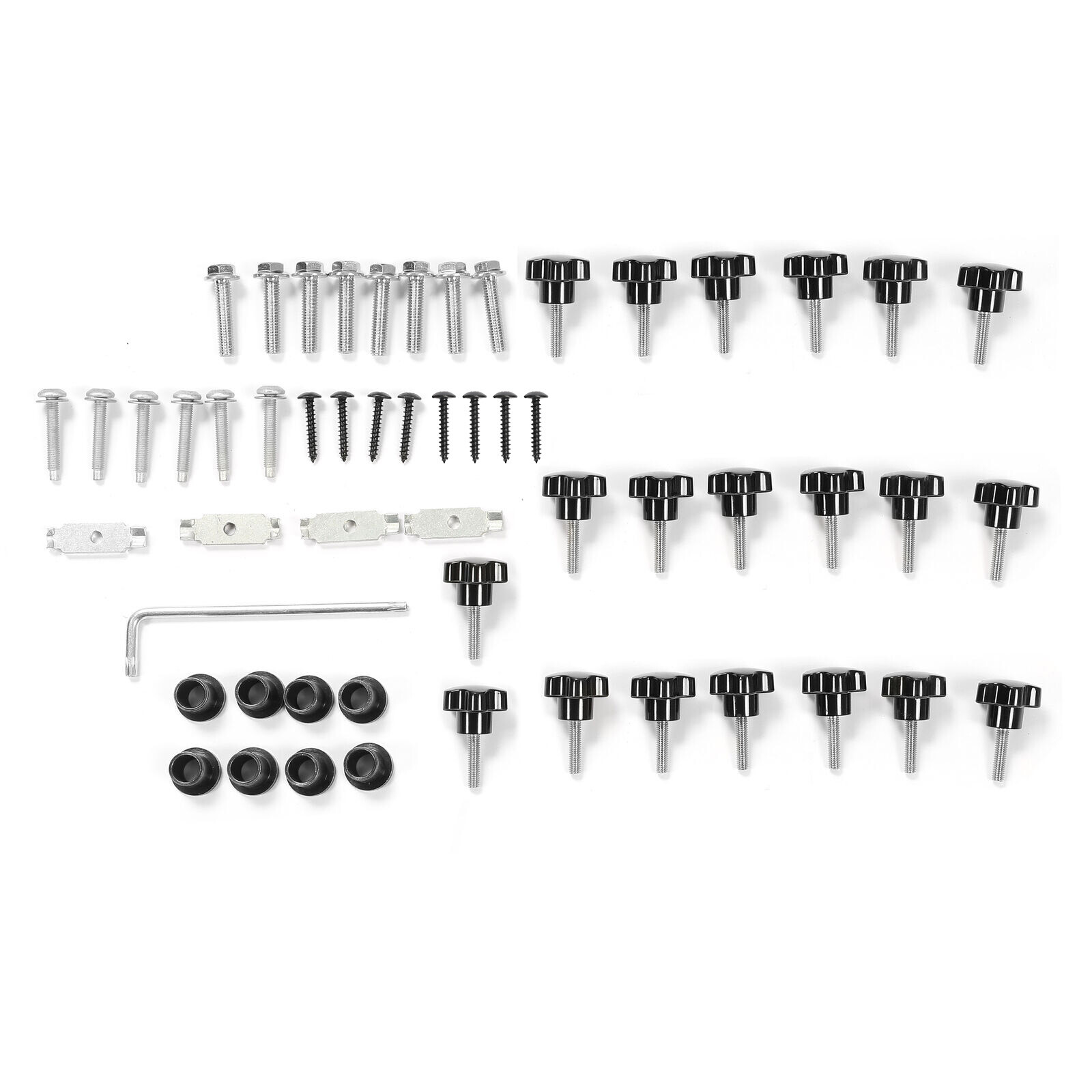 Black Adjustable Roof Rack Cargo Basket w/Bolts For Toyota 4Runner 2010-2024 23