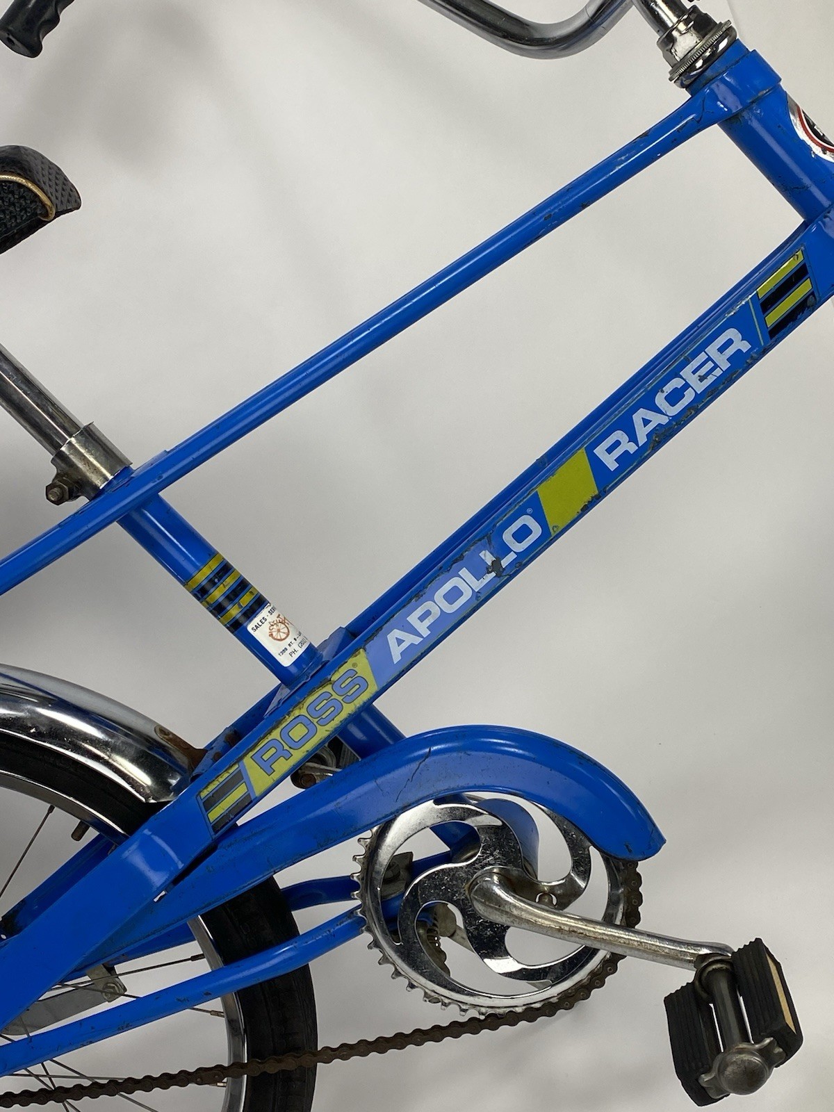 Vintage Ross Apollo Racer 20” 1970’s Muscle Bike Hawaiian Maui Blue TTT Original