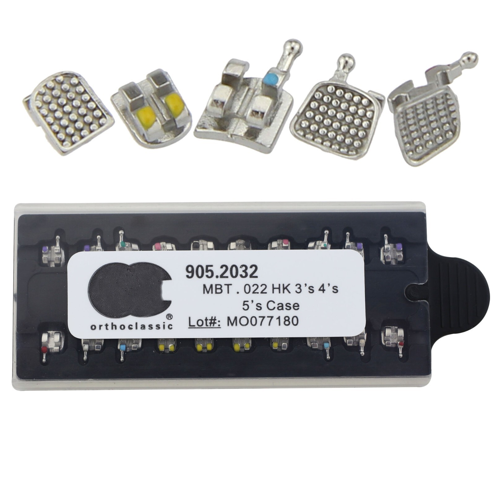 US Dental Orthodontic Metal Brackets MIM Mini Braces Roth MBT 022 018 345 Hooks