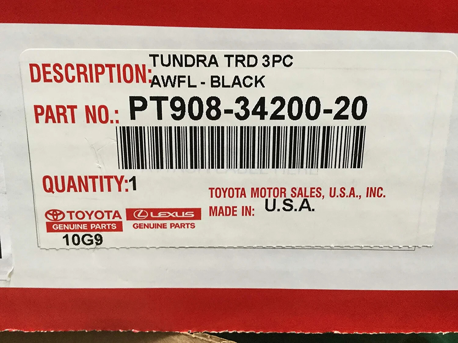 TUNDRA TRD PRO ALL WEATHER FLOOR MATS LINERS PT908-34200-20 CREW & DBL