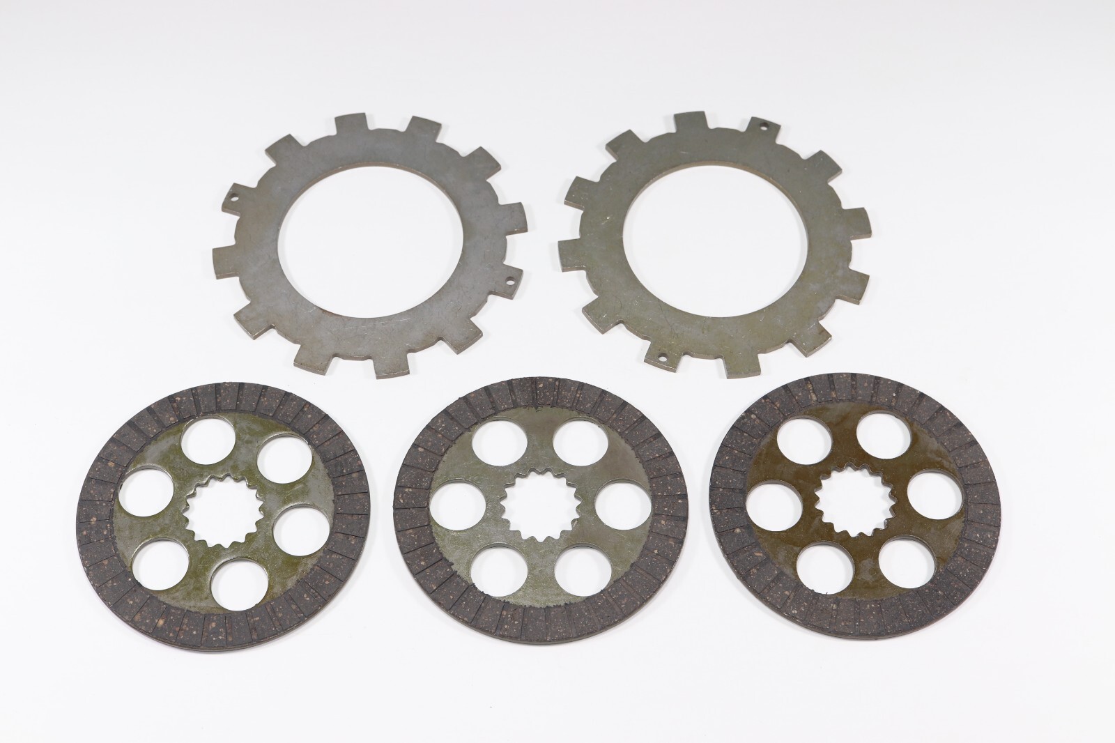 Rear Brake Disk Set Replaces 2 Pressure 2 Friction Kawasaki Prairie Brute Force