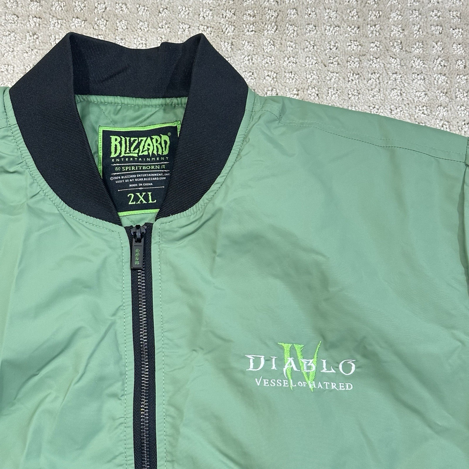 Diablo IV 4 Dev Team Jacket XXL Vessel of Hatred Blizzard EMPLOYEE EXCLUSIVE 2XL