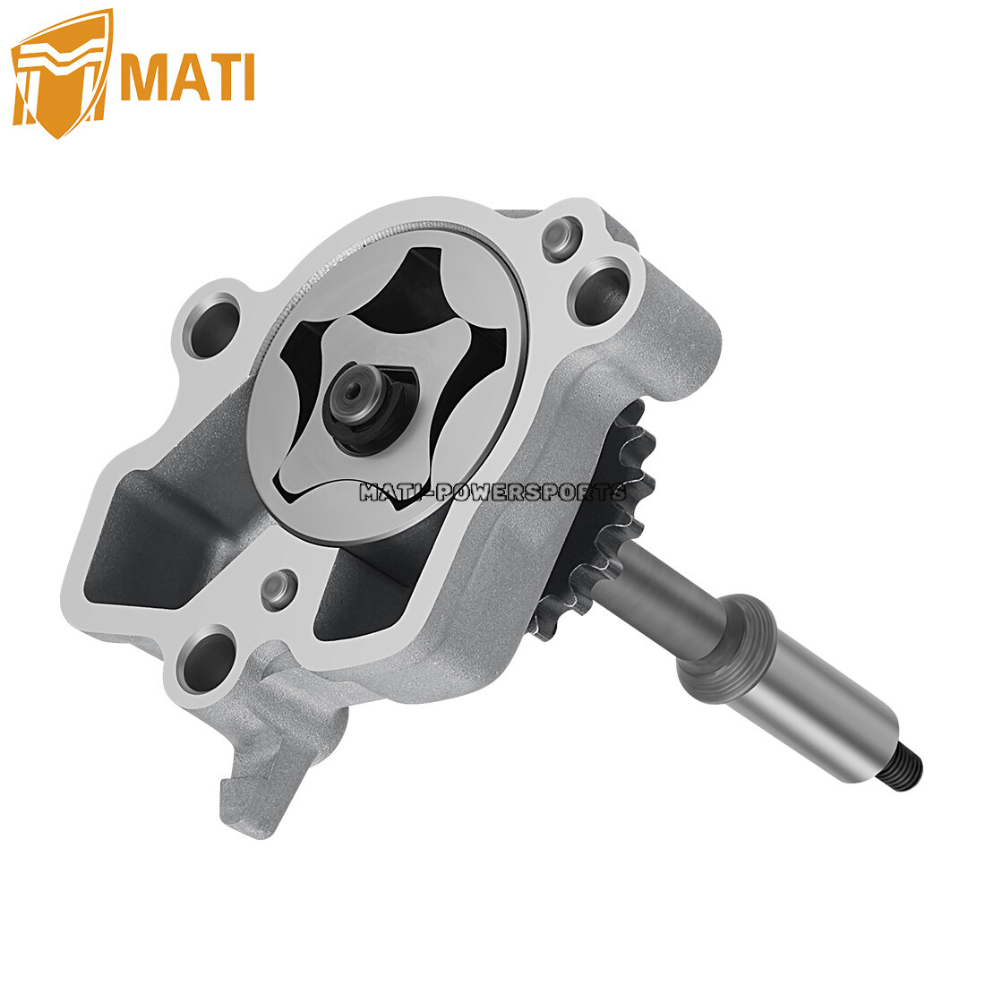 Oil Pump Assembly w/ Inner & Outer Rotor and Shaft for Kawasaki KFX700 2004-2009