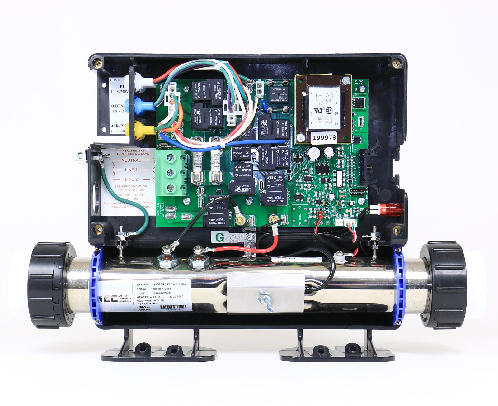 SPA CONTROL PACK HOT TUB HEATER ePack KP1000 ACC 4kW 115/230v SMTD1500 NEW