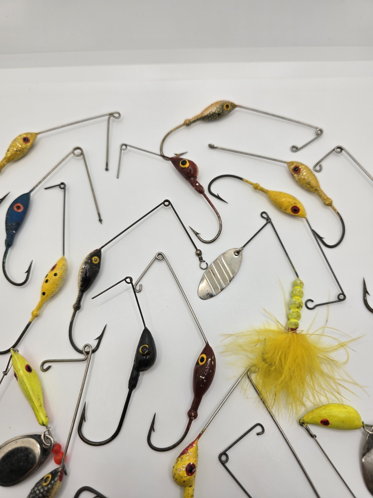 Vintage Lot of Spinnerbait Parts for Bass Fishing Lures, No Blades or Skirts